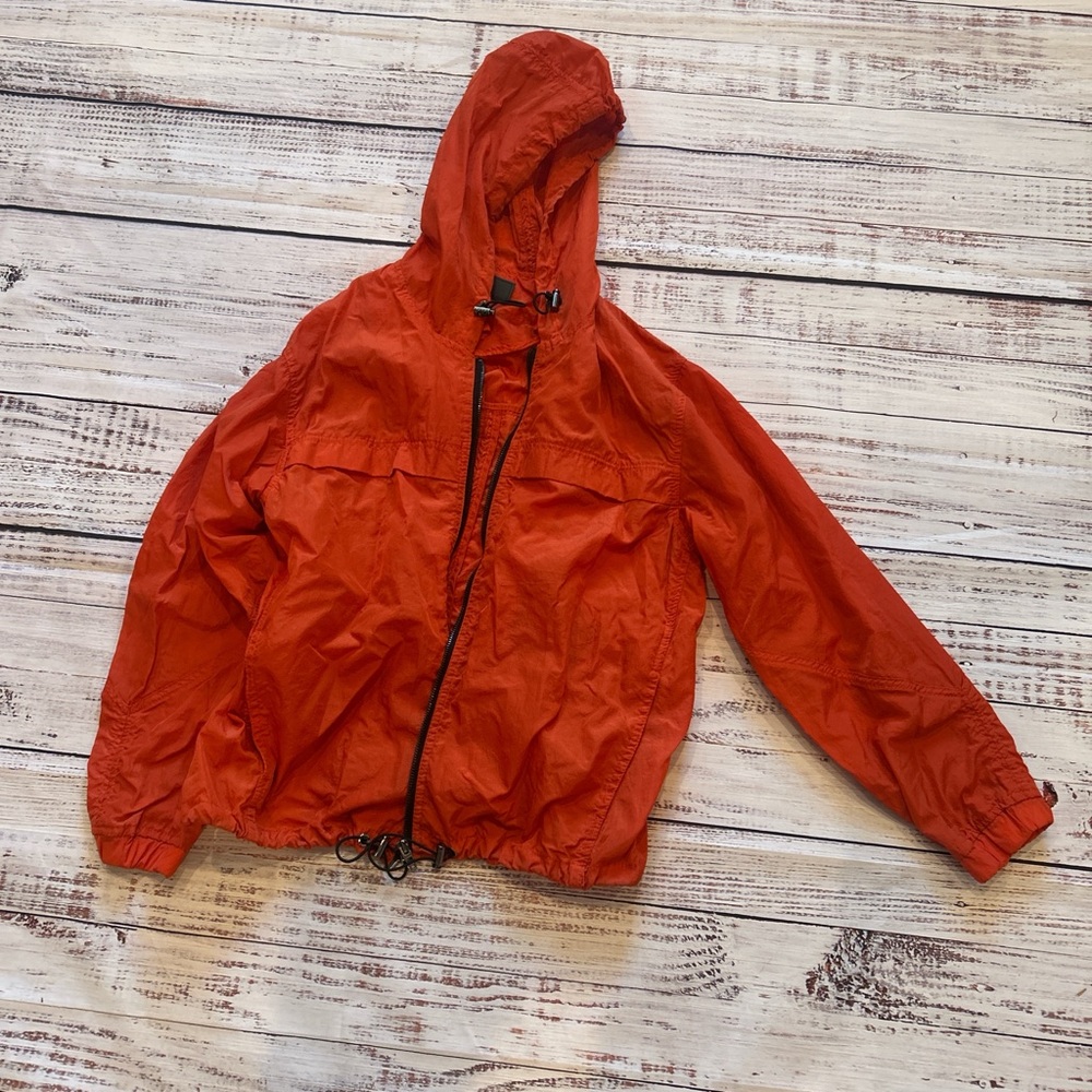 Blank NYC Bright Orange Jacket with Black Label